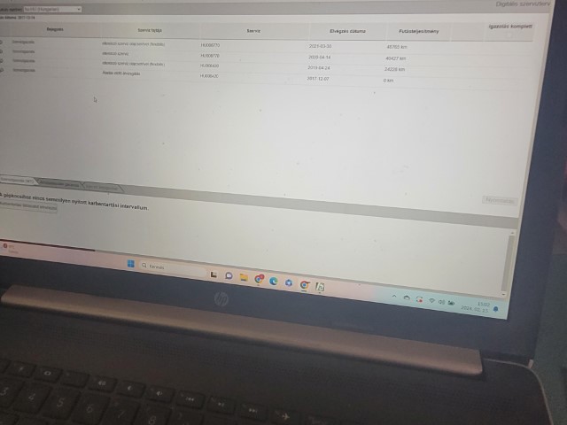 Digitális szervizkönyv vezetés